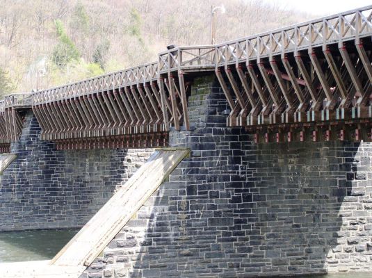 Oldest suspension bridge in the USA